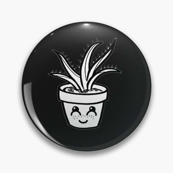 Artikelvorschau, Schwarz-Weiß-Aloe Vera, Pflanzenliebhaber, Linework, Malbuch entworfen und verkauft von 10pmCreations.