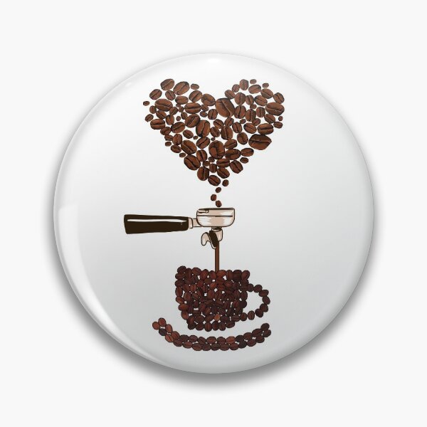 Item preview, Barista Heart Coffee Beans Art designed and sold by MrEddie10.