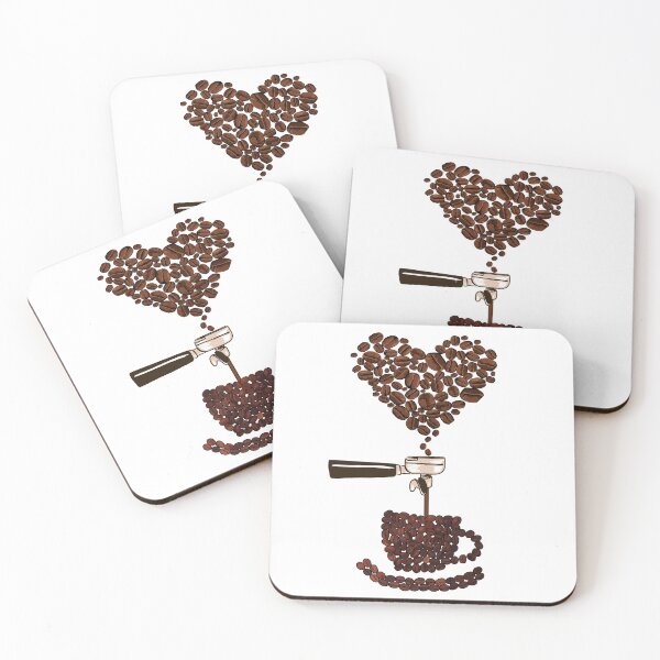 Item preview, Barista Heart Coffee Beans Art designed and sold by MrEddie10.