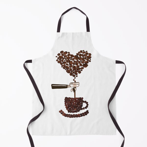 Item preview, Barista Heart Coffee Beans Art designed and sold by MrEddie10.