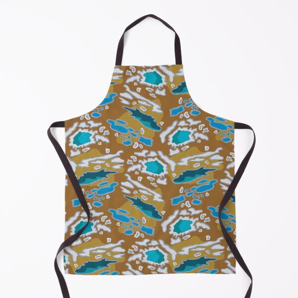 Artikelvorschau, "Yellowstone Camouflage" Designer-Print Wandern Wüste Westliche Thermalbäder entworfen und verkauft von victoriabdesign.