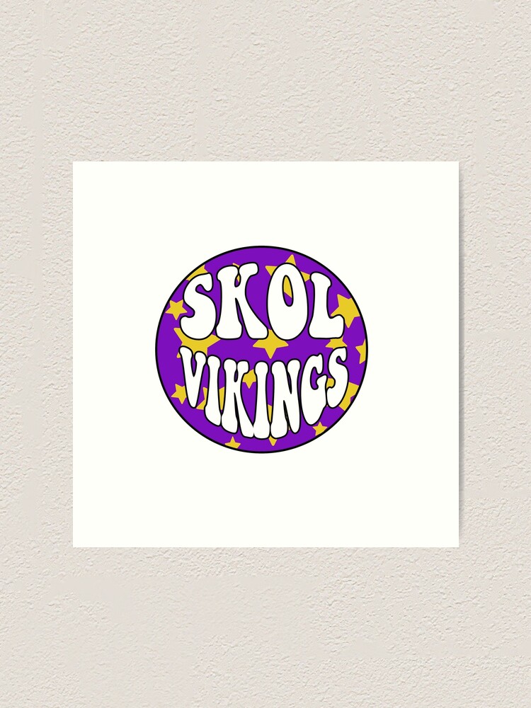 NFL MINNESOTA Vikings skol Print Football 100% 