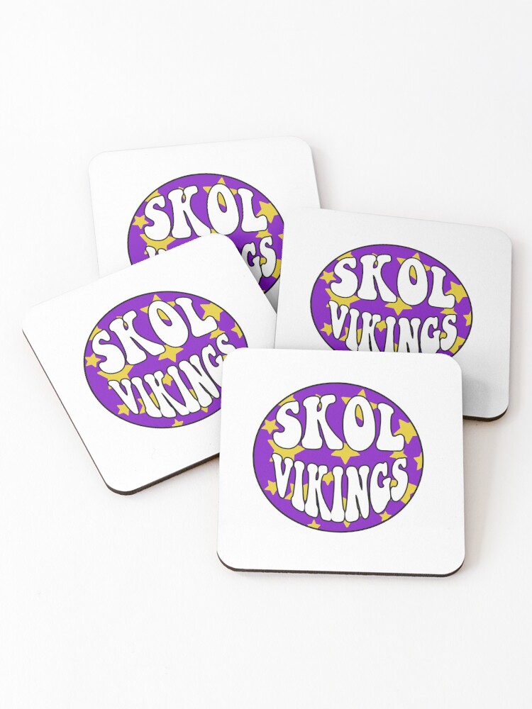 Skol Minnesota Vikings Star Circle | Coasters (Set of 4)