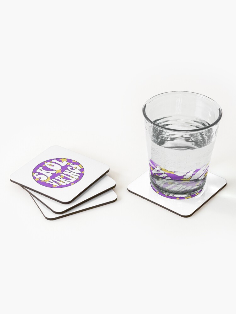 Skol Minnesota Vikings Star Circle' Coasters (Set of 4) for Sale by Becca  Miller