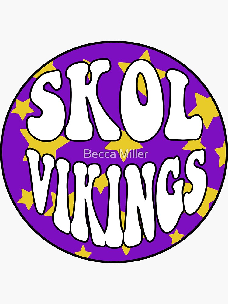 SKOL Minnesota Vikings Football Stickers