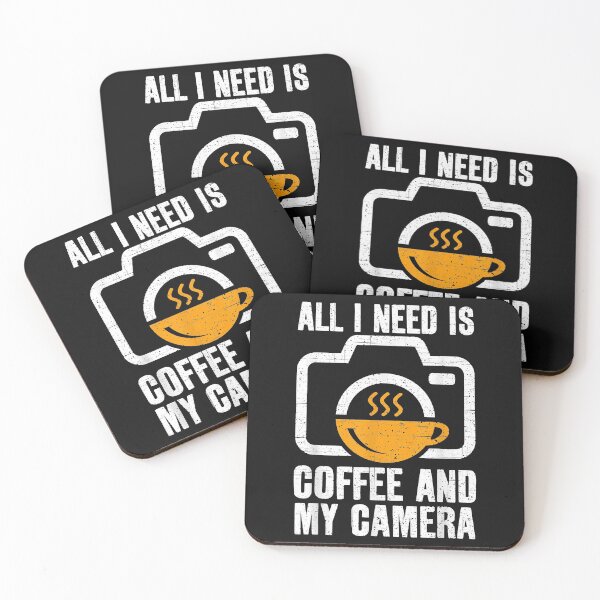 Item preview, All I Need is Coffee and My Camera - Photographer Gift designed and sold by begin-again.