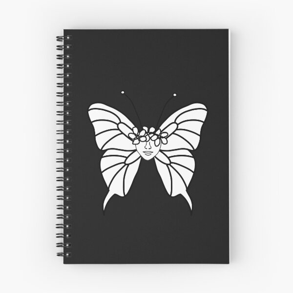 Artikelvorschau, Schwarz-weißer Schmetterling, Pflanzenliebhaber, Linien, Malbuch entworfen und verkauft von 10pmCreations.