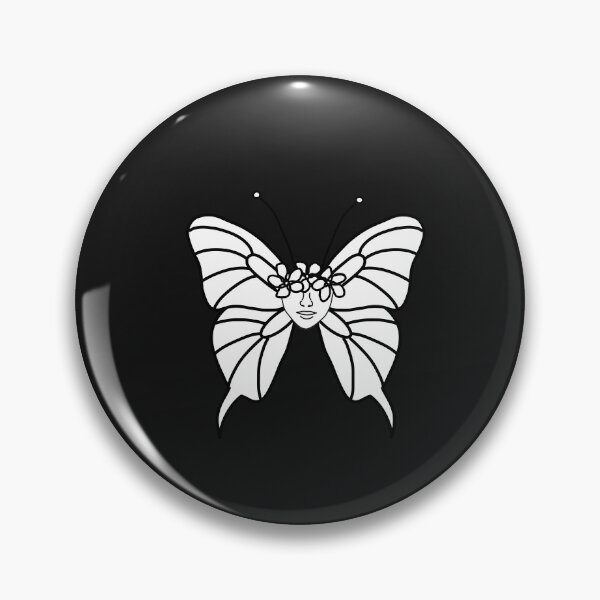 Item preview, Black and White Butterfly, Plant Lover, Linework, Colouring Book designed and sold by 10pmCreations.