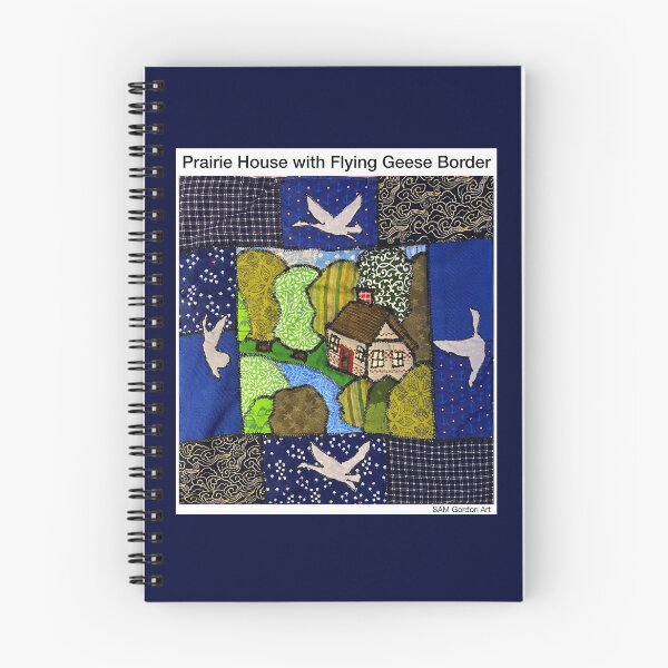Item preview, Prairie House with Flying Geese Border designed and sold by SAMGordonART.