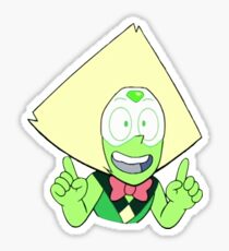 the happiest (and probably only) peridot on earth Sticker