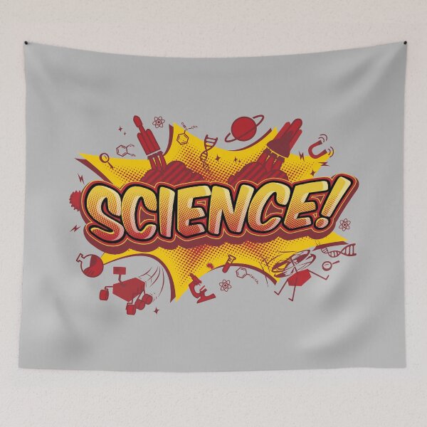 Item preview, Science comic book style type designed and sold by Daniel Lomelí.