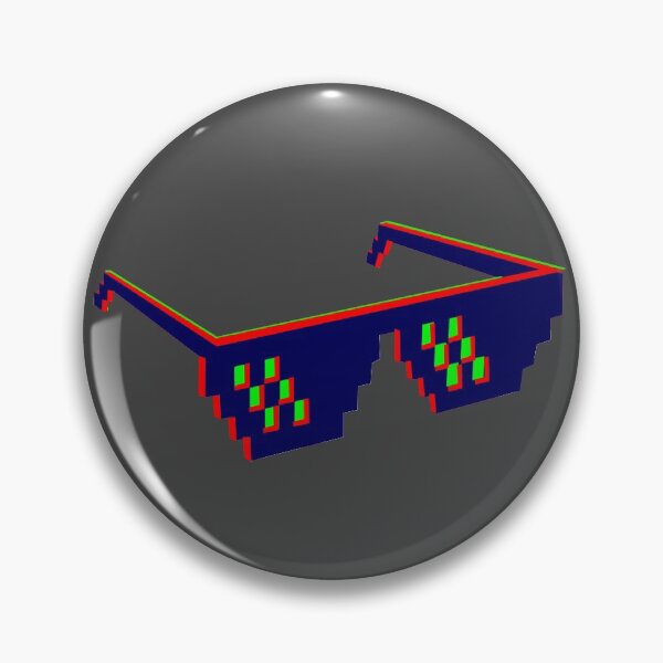 Item preview, digital computer geek pixel spectacles (glasses) designed and sold by mirrorimages.