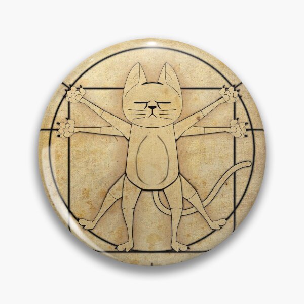 Item preview, Vitruvian Cat - Da Vinci's feline friend! designed and sold by Groenendijk.