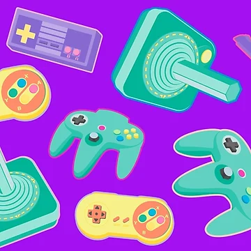 Artwork thumbnail, Retro Controllers by RndmPttrns