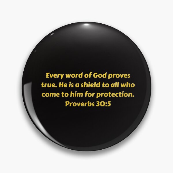 Artikelvorschau, Bible Verse Proverbs 30:5 entworfen und verkauft von Prayingwarrior.