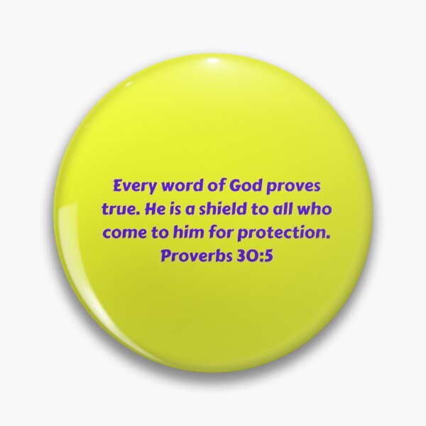 Artikelvorschau, Bible Verse Proverbs 30:5 entworfen und verkauft von Prayingwarrior.