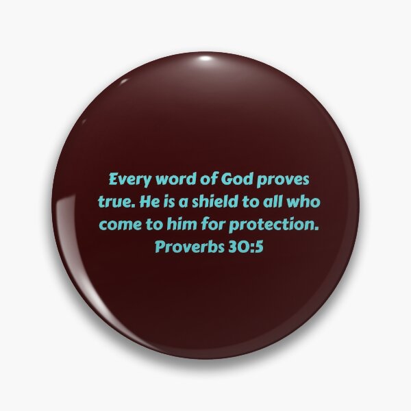 Artikelvorschau, Bible Verse Proverbs 30:5 entworfen und verkauft von Prayingwarrior.