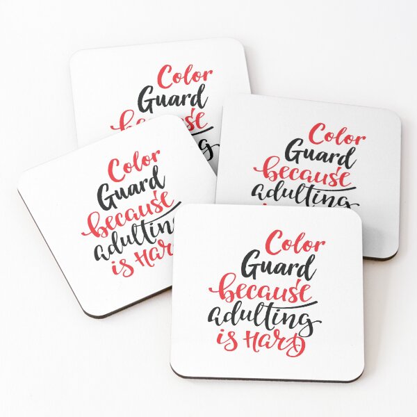 Item preview, Color Guard Because Adulting Is Hard designed and sold by FiveNiches.
