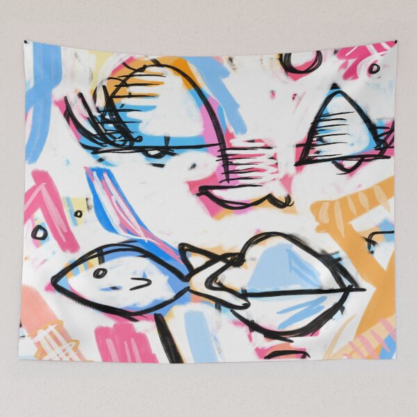 Item preview, Rainbow Visage designed and sold by Georgina Fraser.