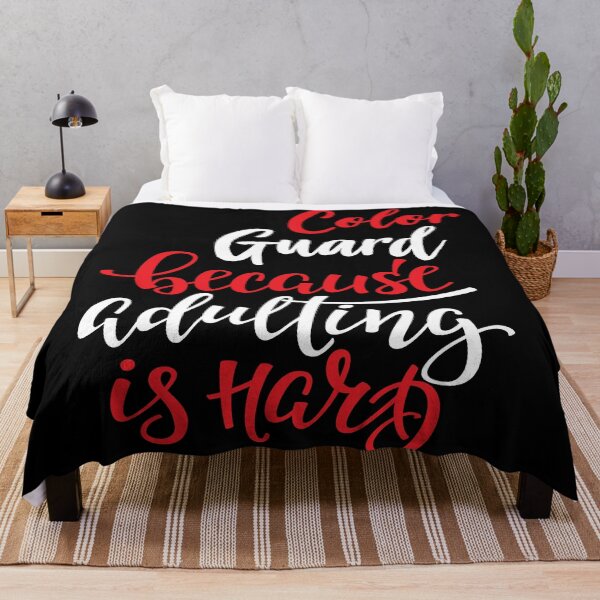Item preview, Color Guard Because Adulting Is Hard designed and sold by FiveNiches.