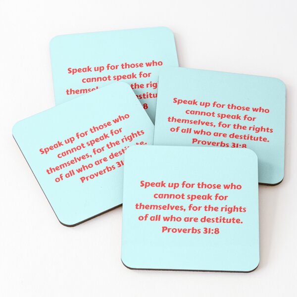 Artikelvorschau, Bible Verse Proverbs 31:8 entworfen und verkauft von Prayingwarrior.