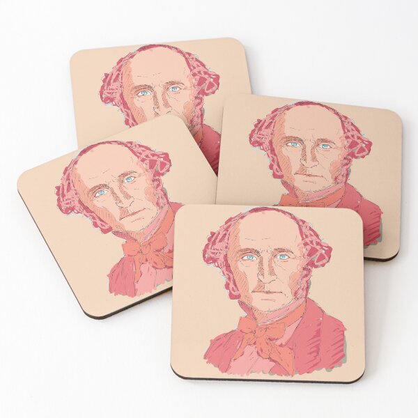 Item preview, John Stuart Mill caricature designed and sold by KennyLucky.