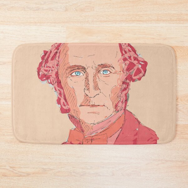 Item preview, John Stuart Mill caricature designed and sold by KennyLucky.