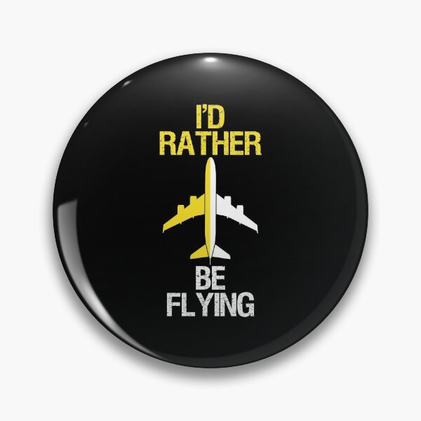 Item preview, Airplane Gift Distressed I'D Rather Be Flying Funny Pilot designed and sold by arlinasdua.