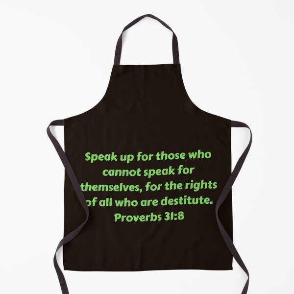 Artikelvorschau, Bible Verse Proverbs 31:8 entworfen und verkauft von Prayingwarrior.