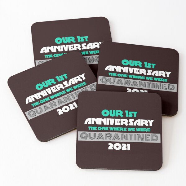 Item preview, Our First Anniversary The One Where We Were Quarantined designed and sold by DAFIN.