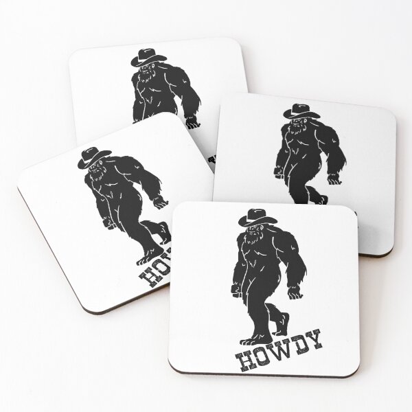Item preview, Howdy Howdy, Sasquatch Cowboy, Bigfoot  designed and sold by Chelsealuv Krigbaum.
