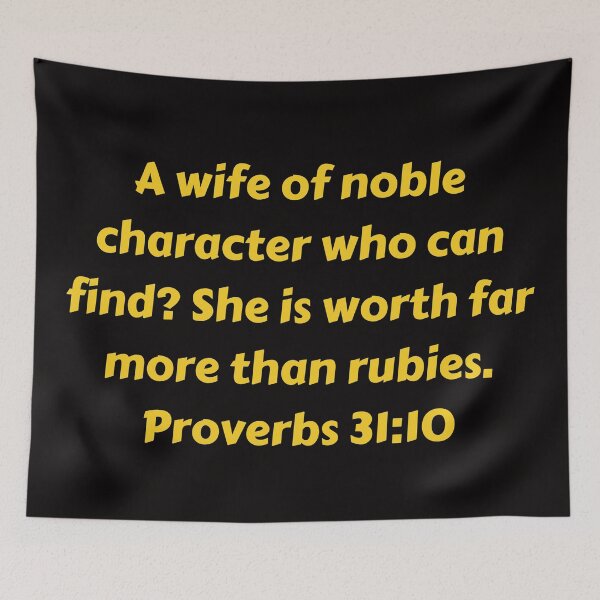 Item preview, Bible Verse Proverbs 31:10 designed and sold by Prayingwarrior.