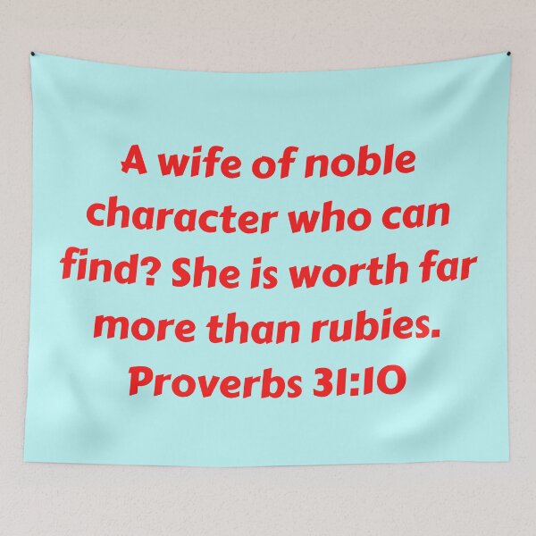 Item preview, Bible Verse Proverbs 31:10 designed and sold by Prayingwarrior.