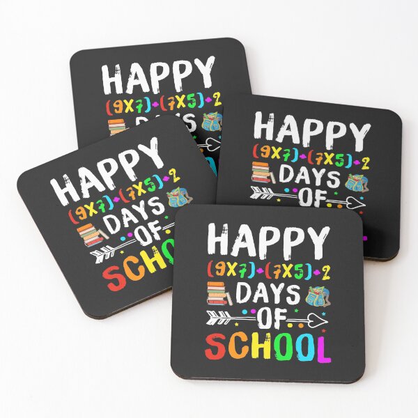 Item preview, Happy 100th Day Of School Math Formula Teacher Student designed and sold by coraclr.