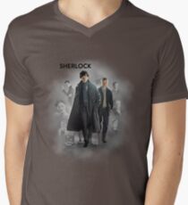 BBC Sherlock Men's V-Neck T-Shirt