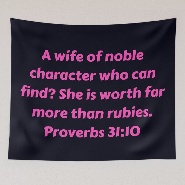 Item preview, Bible Verse Proverbs 31:10 designed and sold by Prayingwarrior.