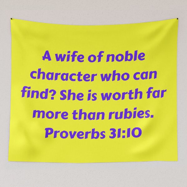 Item preview, Bible Verse Proverbs 31:10 designed and sold by Prayingwarrior.