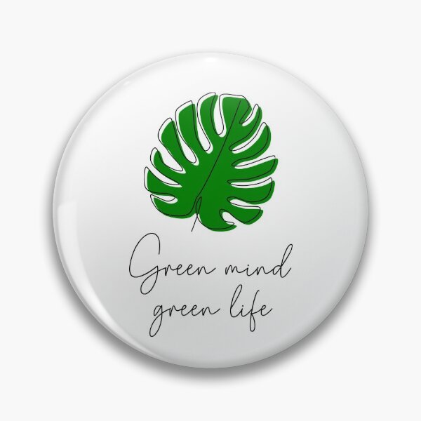 Artikelvorschau, Green Mind Green Life Monstera Blattpflanze entworfen und verkauft von Monstera-.
