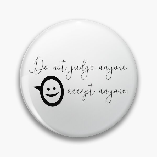 Item preview, Don't judge, accept everyone designed and sold by emm-j.