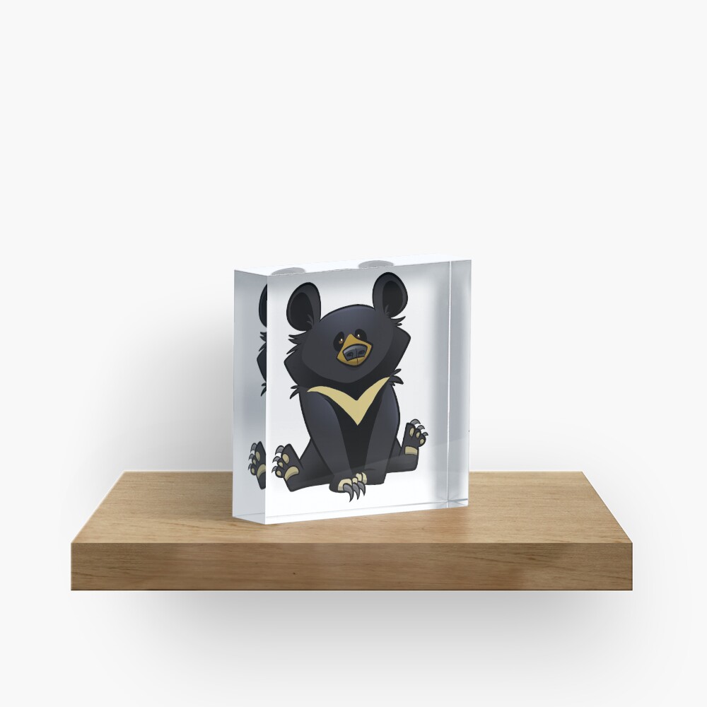 Moon Bear Acrylic Block