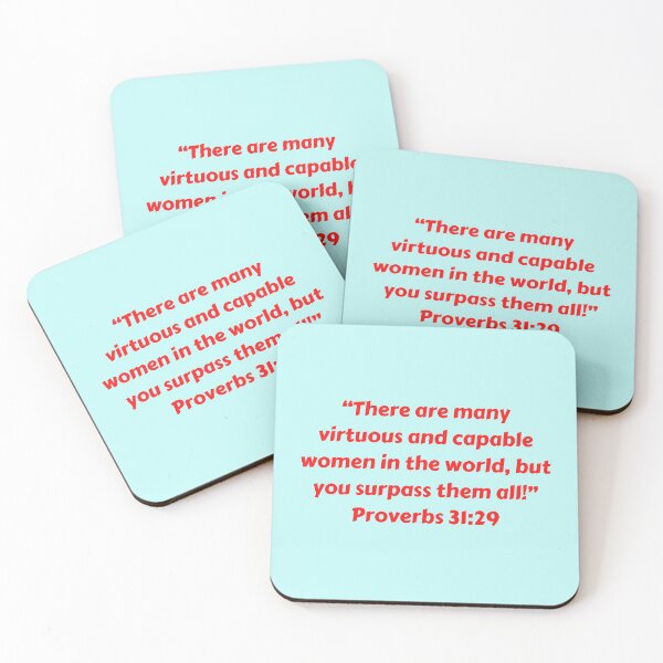 Item preview, Bible Verse Proverbs 31:29 designed and sold by Prayingwarrior.
