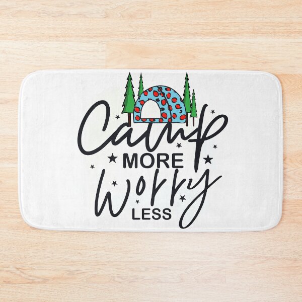 Item preview, Camp more worry less designed and sold by pnkpopcorn.