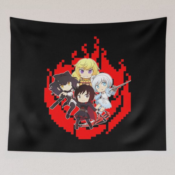 Item preview, Fire Ruby Weiss Blake Yang girls RWBY  designed and sold by SmithMicaela.