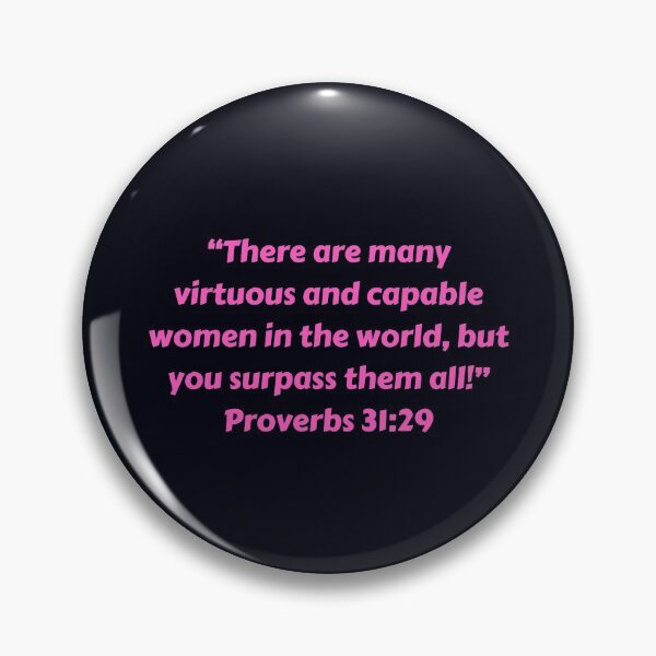 Item preview, Bible Verse Proverbs 31:29 designed and sold by Prayingwarrior.
