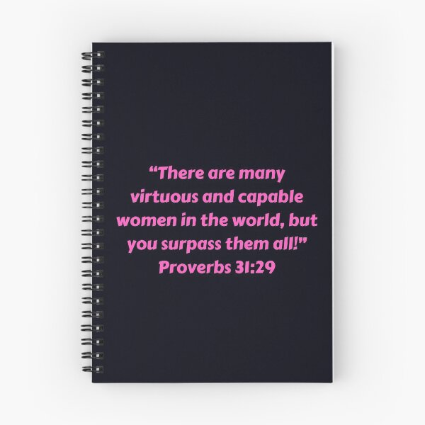 Artikelvorschau, Bible Verse Proverbs 31:29 entworfen und verkauft von Prayingwarrior.