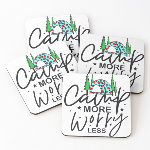 Item preview, Camp more worry less designed and sold by pnkpopcorn.