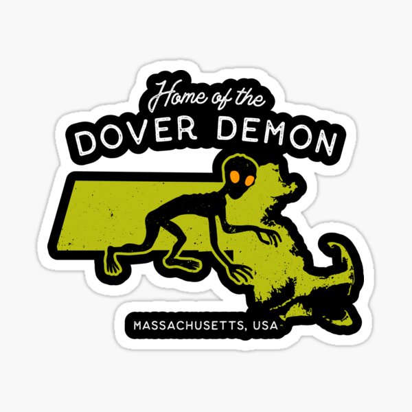 Item preview, Home of the Dover Demon - Massachusetts USA Cryptid designed and sold by strangeology.