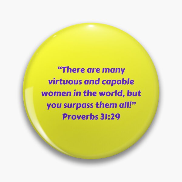 Artikelvorschau, Bible Verse Proverbs 31:29 entworfen und verkauft von Prayingwarrior.