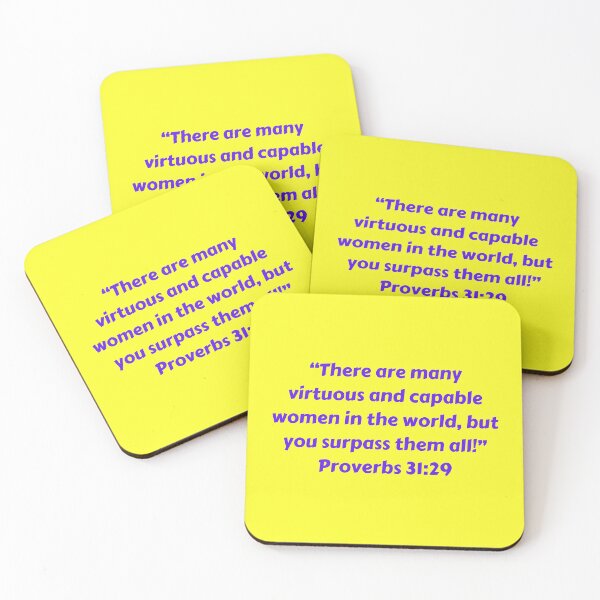 Artikelvorschau, Bible Verse Proverbs 31:29 entworfen und verkauft von Prayingwarrior.