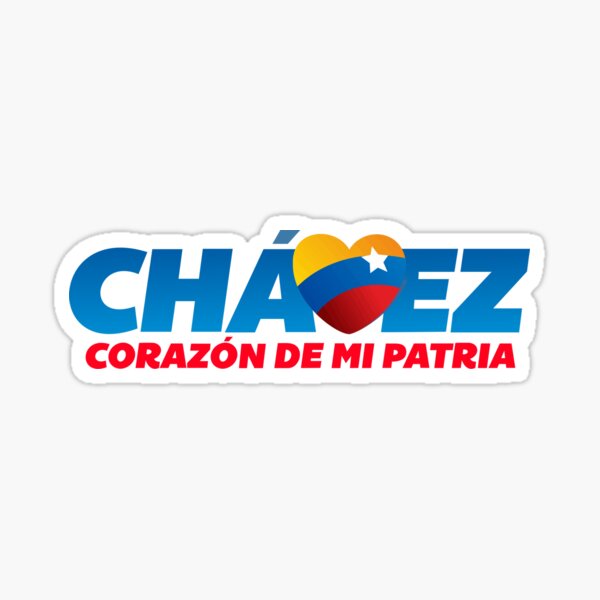 Chavez Corazon de mi patria Pegatina